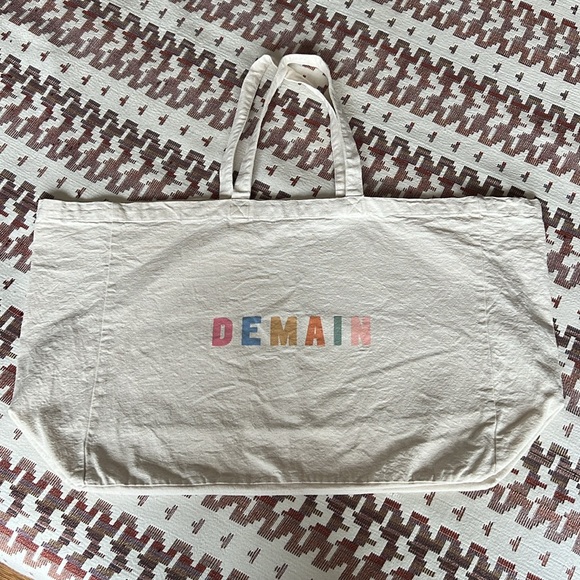 Sezane Large Demain Tote Bag - Picture 4 of 10